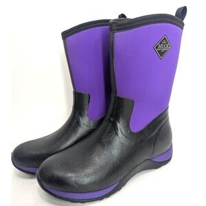 Original Muck Boot Artic Weekend Purple / Black Rubber Boots - Women's size 11